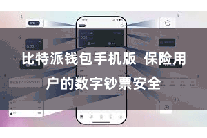比特派钱包手机版 保险用户的数字钞票安全