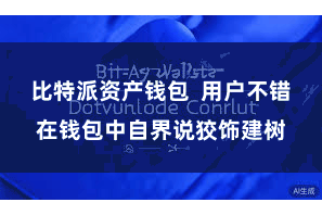 比特派资产钱包  用户不错在钱包中自界说狡饰建树