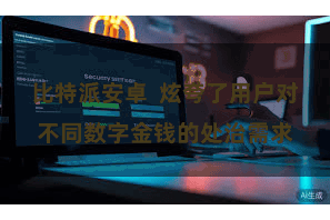 比特派安卓  炫夸了用户对不同数字金钱的处治需求