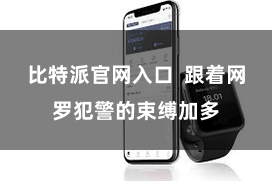 比特派官网入口  跟着网罗犯警的束缚加多
